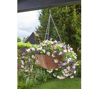 Smart Garden Petunias Faux D©cor Hanging Basket