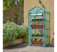 Smart Garden Products 0.7X0.5M 4 Tier Grozone Plastic Growhouse