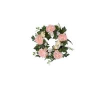 Smart Garden Products Artificial Hanging Door Wreath Peony Ivy Decor Smart Garden Products Multicolor