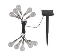Smart Garden Products Solar Powered Eureka Lightbulbs String Lights 10 Pack Warm White Smart Garden Products Warm White