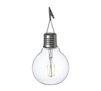 Smart Garden Products Solar Powered Retro Hanging Lightbulb in Clear Smart Garden Products Clear