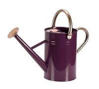 Smart Garden Purple Metal Durable Galvanised Steel Watering Can with Rose 4.5 Litre