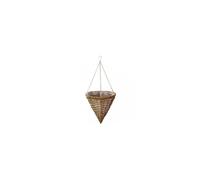 Smart Garden Raffina Faux Rattan Hanging Cone - 14in