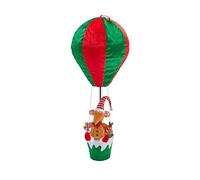 Smart Garden Razza’s Rat Hot Air Balloon Decoration - 80 cm Hanging Christmas Display - Playful Festive Character