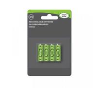 Smart Garden Replacement Rechargeable Solar Light Batteries 2/3 Aa 200Mah 4 Pack