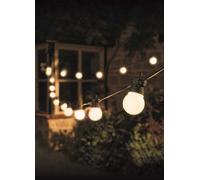 Smart Garden Set of 10 Connectable Firefly Warm White Festoon Lights White