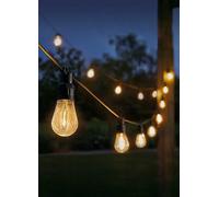 Smart Garden Set of 10 Connectable Vintage Warm White Festoon Lights White