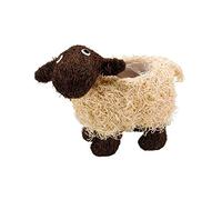 Smart Garden Shelley Sheep Rustic Rattan Natural Garden Planter