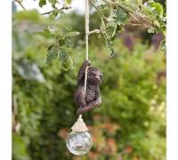 Smart-Solar Solar Garden Light Swinging Sloth - LED, Hand-Painted, 34 x 9 cm