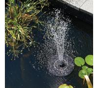 Smart Garden Solar Floating Pond Fountain Water Feature Jet 6 Effects Bird Bath