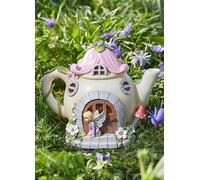 Smart Garden Solar Flowerpot Fairy House White