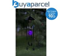 Smart Garden Solar Garden Patio Light Windchime Sun Moon Colour Changing