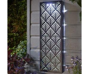 Smart Garden Solar Illumina Decorpanel Papyrus Led Wall Panel Light Silhouette