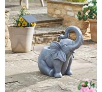 Smart Garden Solar Jumbo Elephant Garden Water Feature Fountain Bird Bath