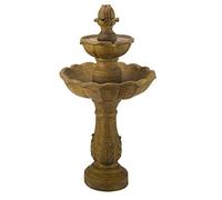 Kingsbury Stone Effect 3 tier Cascade Fountain Solar Garden Water Feature 1170950