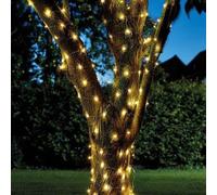 Solar Firefly Solar-Powered Warm White 100 Led Outdoor String Lights