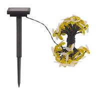 Smart Solar Buzzy Bee String Lights - Set of 50, Yellow
