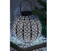 Smart Garden Solar Powered Damasque Solar Lantern White