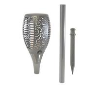 Smart Garden Solar Powered Flame Torch - Slate