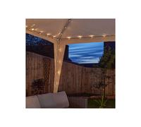 Smart Garden Solar Powered Multi-Function 140 LEDs Gazebo String Lights