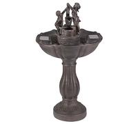 Smart Garden Solar Powered Tipping Pail Fountain Bronze