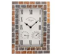 Smart Garden Stonegate Quad Clock, Thermometer & Hygrometer For Indoor & Outdoor Use