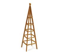Smart Garden Tan Wooden Woodland Obelisk 1.5m Plant Support Pine