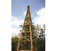 Smart Garden Tan Wooden Woodland Obelisk 1.9m Plant Support