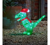 Smart Garden Three Kings 38cm Acrylic Inlit Ice Large Dino Light Up Christmas Decoration (2515049)