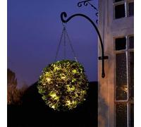 Smart Garden Three Kings Christmas 20 LED Holly Ball Decoration - 30cm (2541002)