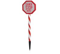 Smart Garden Three Kings Santa Stop Here Garden Stakes Christmas Light (2501014)