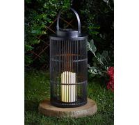 Smart Garden Urbane Black Plastic Solar-Powered Outdoor Led Large Lantern