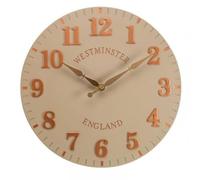 Smart Garden Westminster Sandstone Resin Outdoor Wall Clock 12in
