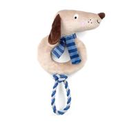 Smart Garden Zoon Frankie Sausage Rope Ring Dog Toy