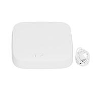 Smart Gateway Wireless Bluetooth Mesh Hub Mini Smart Home Automation Control System with APP Remote Voice Control for Smart House ABS White 59g