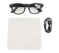 Smart Glasses, AI with 11 Language Translations, HD Camera, Dual Channel Stereo Sound, for Music, Voice Helper, Step Counting, Distance Tracking, Photo Taking, Video Recording