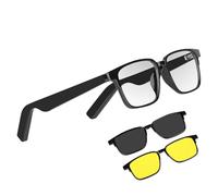 Smart Glasses, Wireless IP5 Waterproof Open Ear Audio Glass With HiFi Speakers and Built In Mic, BT 5.3 Voice Control Anti Blue Glasses For Sports Driving Outdoor (with Polarized