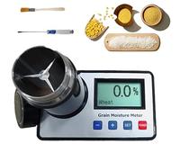 Smart Grain Moisture Meter,19 Kinds of Grains, Moisture Correction Range: +-9.9, Measuring Range: 3-40%,Low Power Consumption, for Tall Temperature And Cold Areas,A