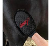 Smart Grooming Quilted Grooming Mitt - Black