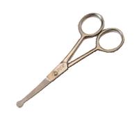 Smart Grooming Scissors Curved - Paw Round End - 4.5andquot;