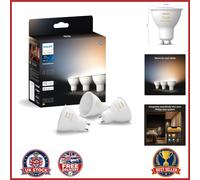 Smart GU10 LED Spotlight 3-Pack 400 Lumens Warm-to-Cool White Light