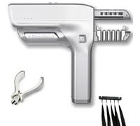 Smart Hair Extension Machine, 5-Pin No-Trace Hair Extensions Tool,6D Third Generation Smart Hair Connector Machine,6D Skin Interface,With Pliers + Remover,for Salon Human