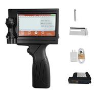 Smart Handheld Inkjet Printer, 12.7mm Bar Lot Code Numbering Logo Label Portable Inkjet Printer (Printer have one ink 1)