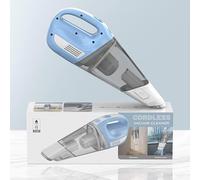 Smart Handheld Vacuum Cordless, Powerful Suction Car Vacuums Cleaner, Wet Dry Use, Quick Cleaning for Vehicle, House, Office Blue