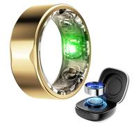 Smart Health Monitoring Ring, Waterproof Fitness Wearable with Sleep and Heartbeat Tracking, Energy Saving for Women's Health and Body Temperature Monitoring