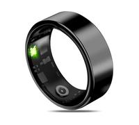 Smart Health Ring for Women Men Fitness Tracker with Heart Rate, Blood Oxygen, Blood Pressure, Sleep Monitoring, Step Counting, IP68 Waterproof for iPhone and Android, No Subscription Fee, Black 12