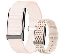 Smart Health Wristband, Bluetooth Connected Wearable Fitness Tracker, 1ATM Water Resistant, Tracks Heart Rate/Blood Pressure/SpO2/Sleep/Steps,127 Exercise Modes,2 Bands (Pinkish White)