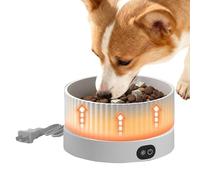 Smart Heated Dog Water Bowl - Warm Pet Drinking Dish, 3-Level Temperature Water Bowl for Cats, Dogs, and Small Animals | Heated Hydration Cup for Indoor, Outdoor, Winter Travel, Farm, Home, Balcony
