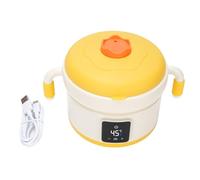 Smart Heated Toddler Feeding Bowl, Food Warmer Heater with 4500mah Rechargeable Battery, 316 Stainless Steel - Easy One Button Operation, Safe Temperature Control, Travel Friendl