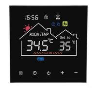 Smart Heating Thermostat With Smartphone Remote Control, Touch Interface, Child Lock For Safety, And Flexible Scheduling Options For Efficient Home Temperature Regulation(16A-WIFI)
